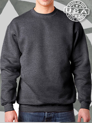 Bayside USA Made Crewneck Sweatshirt