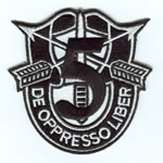 Special Forces Crest Patch with 5thGroup Number - Item Number: P-02000